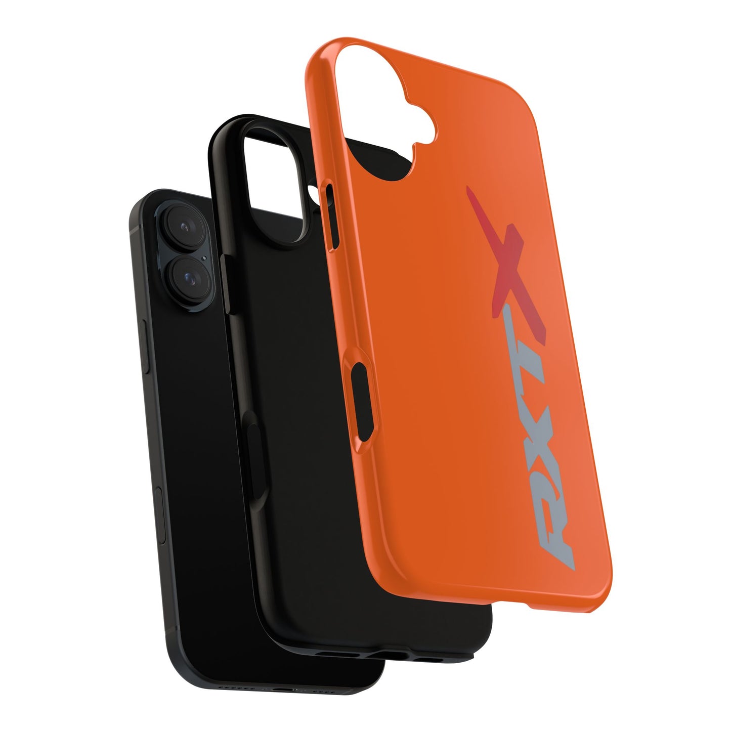 RXTX Tough Phone Case Protective Cover - iPhone Samsung Google Pixel Orange