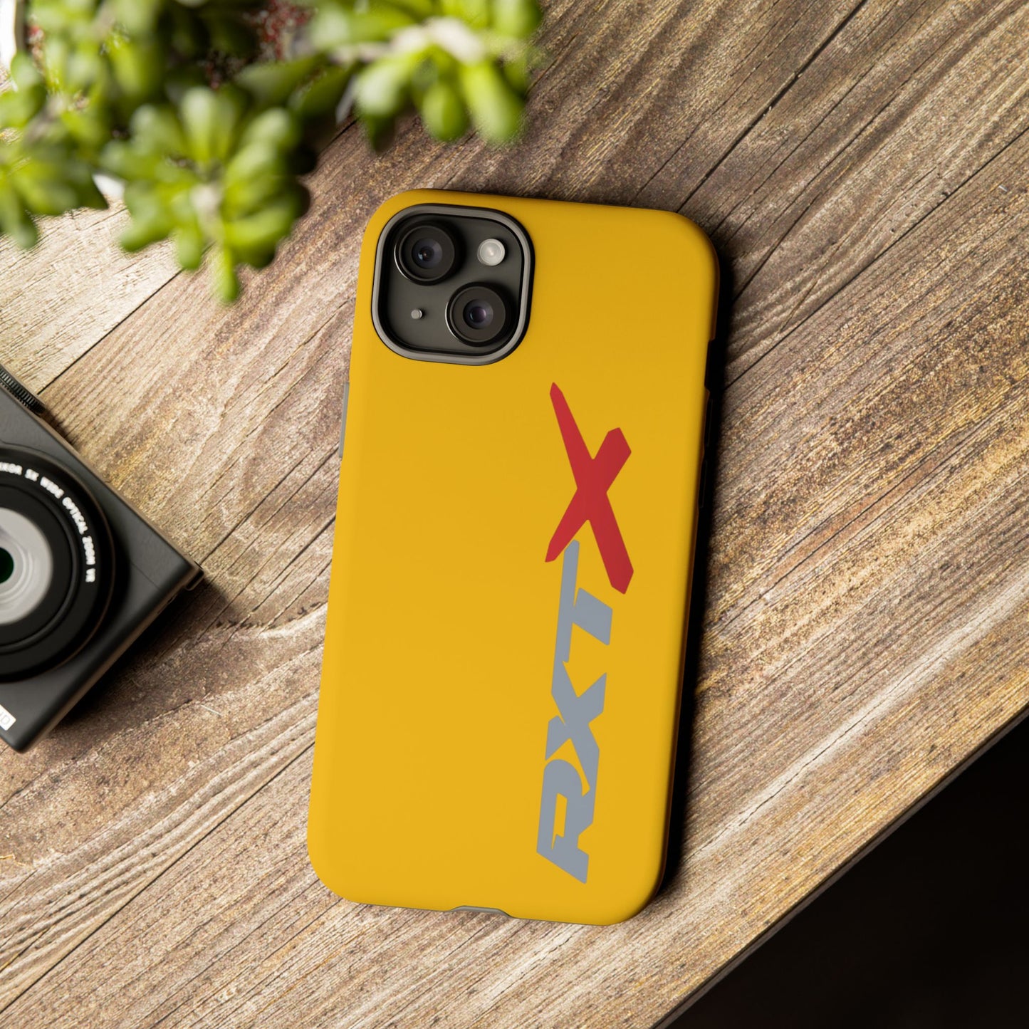 RXTX Tough Phone Case Protective Cover - iPhone Samsung Google Pixel Millenium Yellow
