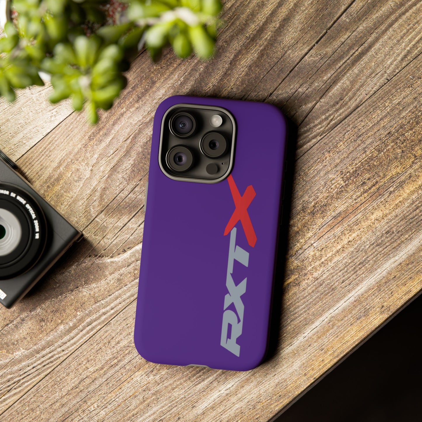 RXTX Tough Phone Case Protective Cover - iPhone Samsung Google Pixel Purple