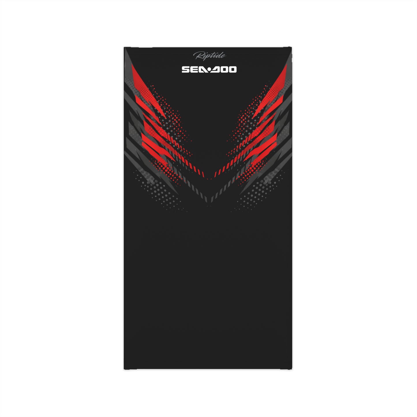 SeaDoo GTRX Racing Neck Gaiter — Red Black Midweight Face Shield Mask