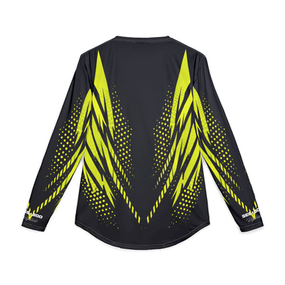 Men's SeaDoo RXPX X-Team Performance UPF Protection UV Long Sleeve Shirt — Manta Green