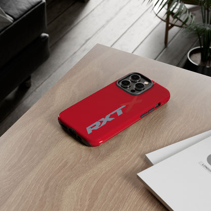 RXTX Tough Phone Case Protective Cover - iPhone Samsung Google Pixel Red
