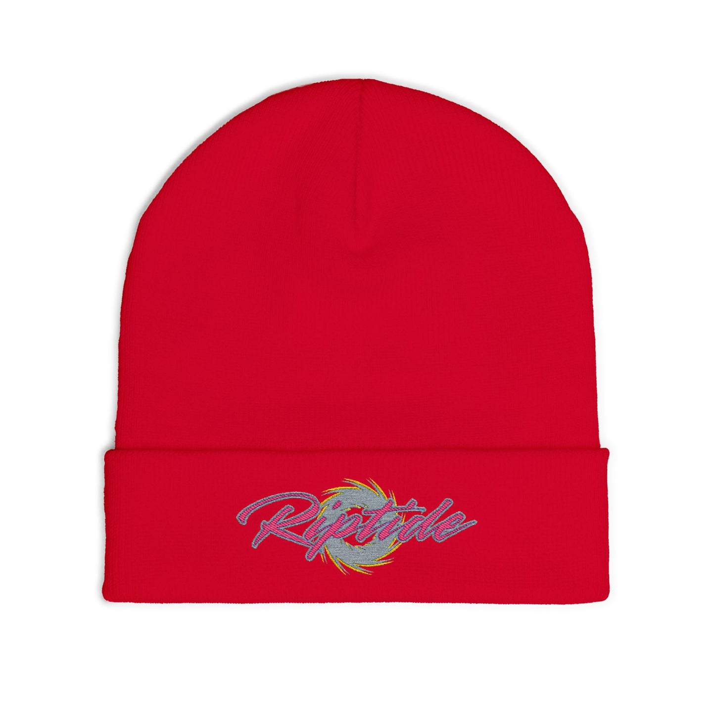 Riptide Knit Beanie — Embroidered Winter Hat