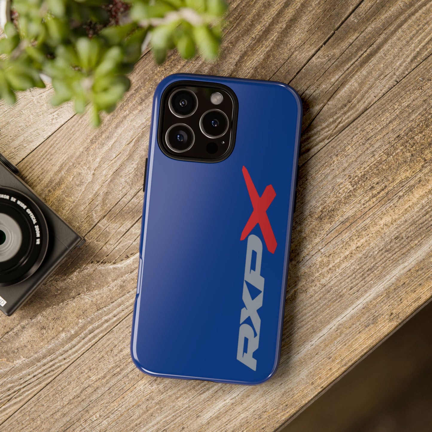 RXPX Tough Phone Case Protective Cover - iPhone Samsung Google Pixel - Dark Blue