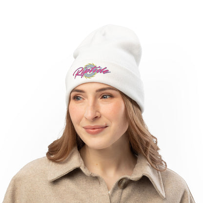 Riptide Knit Beanie — Embroidered Winter Hat