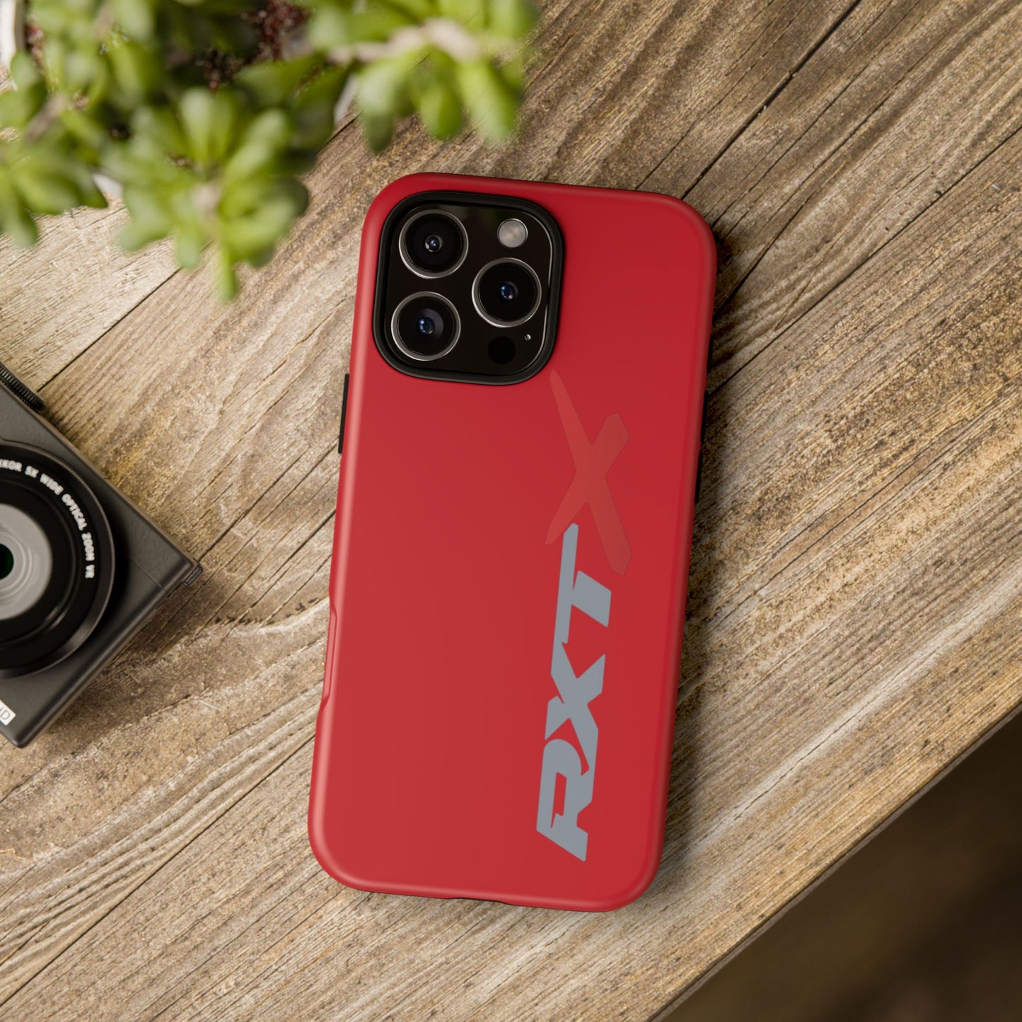 RXTX Tough Phone Case Protective Cover - iPhone Samsung Google Pixel Red