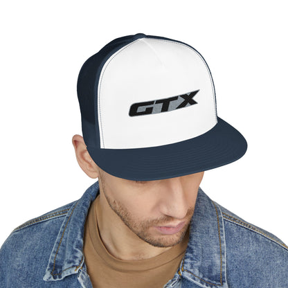 GTX Embroidered Snap Back Trucker Cap - 5-Panel Mesh Hat