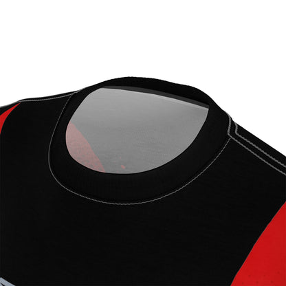 SeaDoo RXPX X-Team Cyber Racing Dri Fit Tee — Red & Black All-Over Print