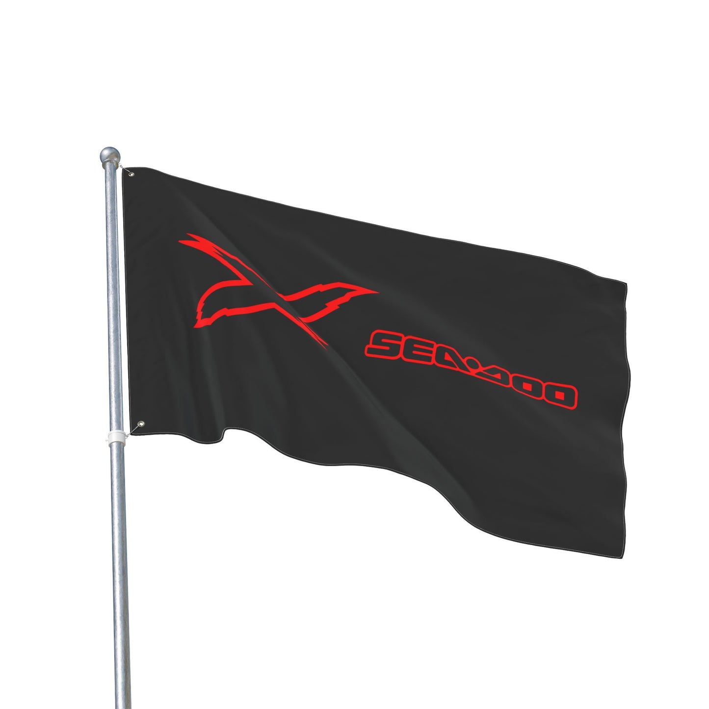 Sea‑Doo X-Team Performance Flag — Double‑Sided Red Watersports Banner
