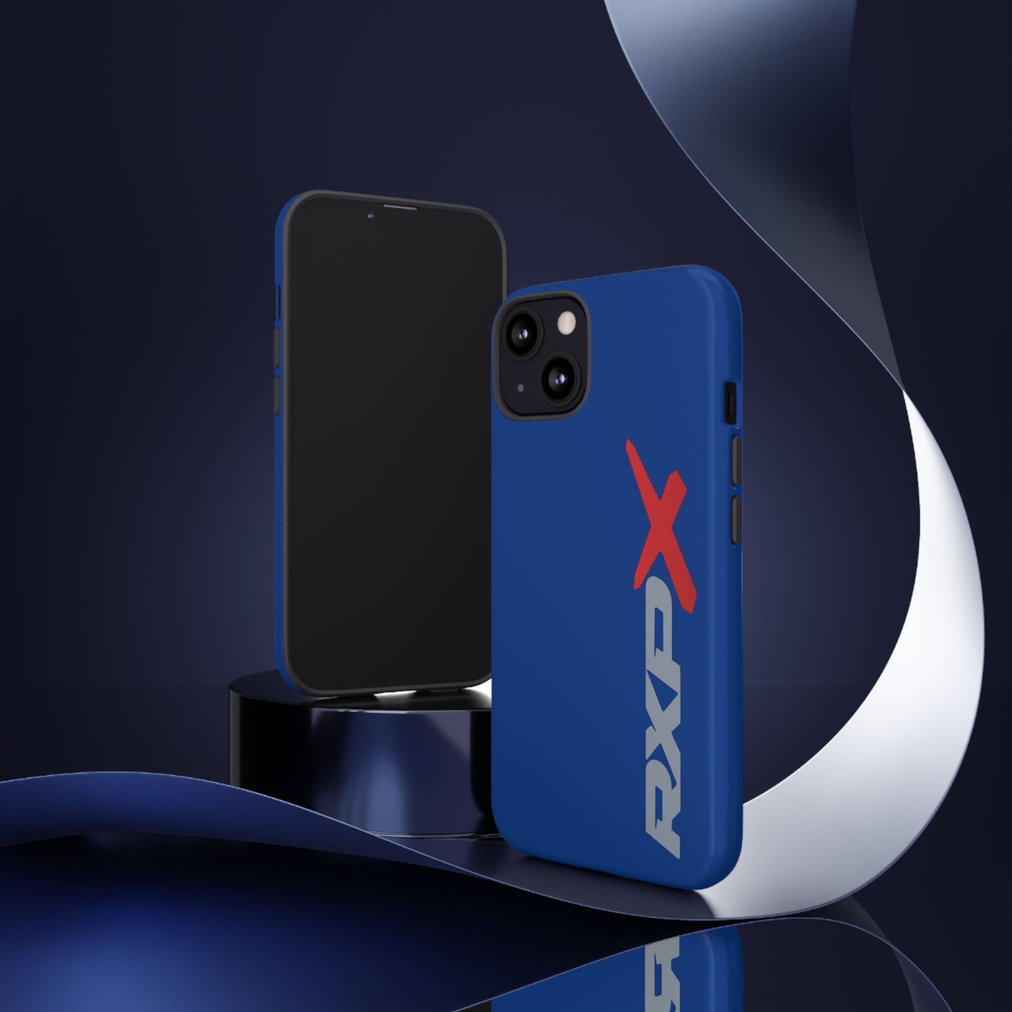 RXPX Tough Phone Case Protective Cover - iPhone Samsung Google Pixel - Dark Blue