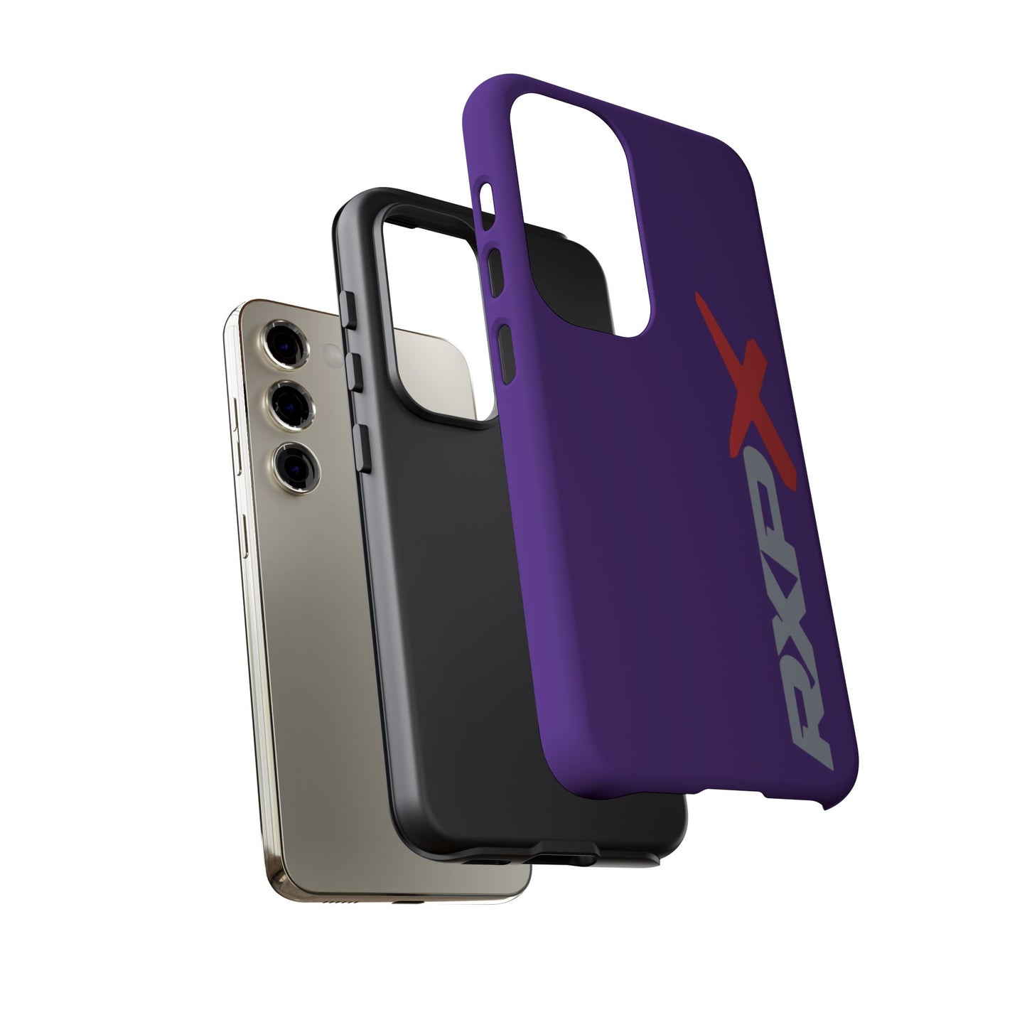 RXPX Tough Phone Case Protective Cover - iPhone Samsung Google Pixel - Purple