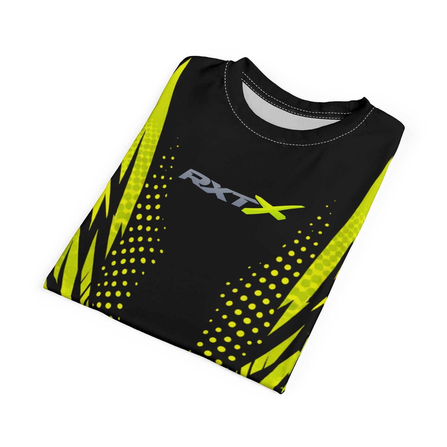 SeaDoo RXTX X-Team Cyber Racing Dri Fit Tee — Manta Green & Black All-Over Print