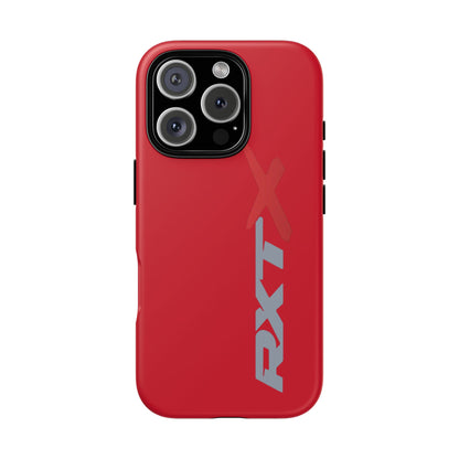 RXTX Tough Phone Case Protective Cover - iPhone Samsung Google Pixel Red