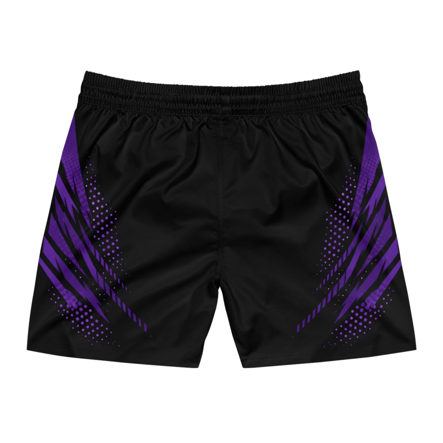SeaDoo RXTX Swim Shorts — Black & Midnight Purple Mid-Length Boardshorts