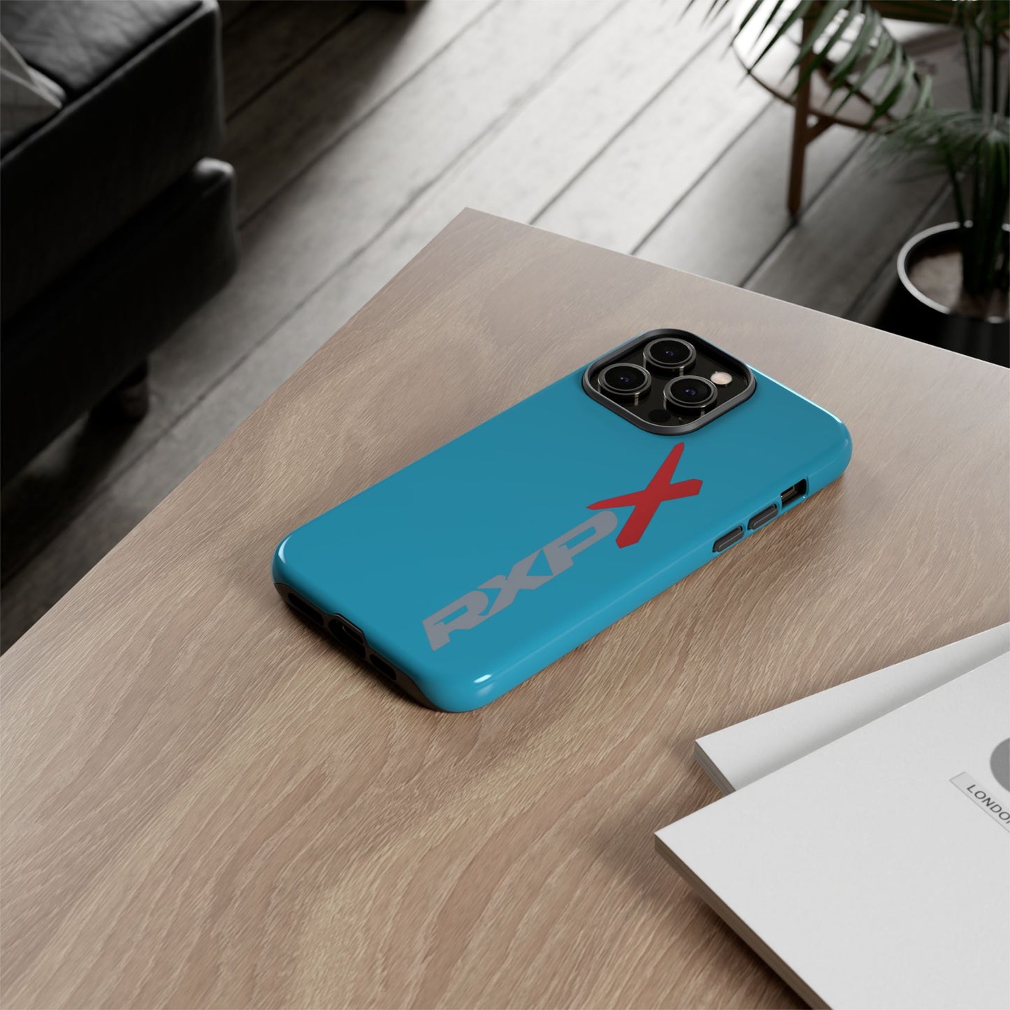 RXPX Tough Phone Case — iPhone Samsung Google Pixel Protective Cover Turquoise
