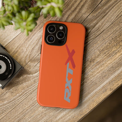 RXTX Tough Phone Case Protective Cover - iPhone Samsung Google Pixel Orange