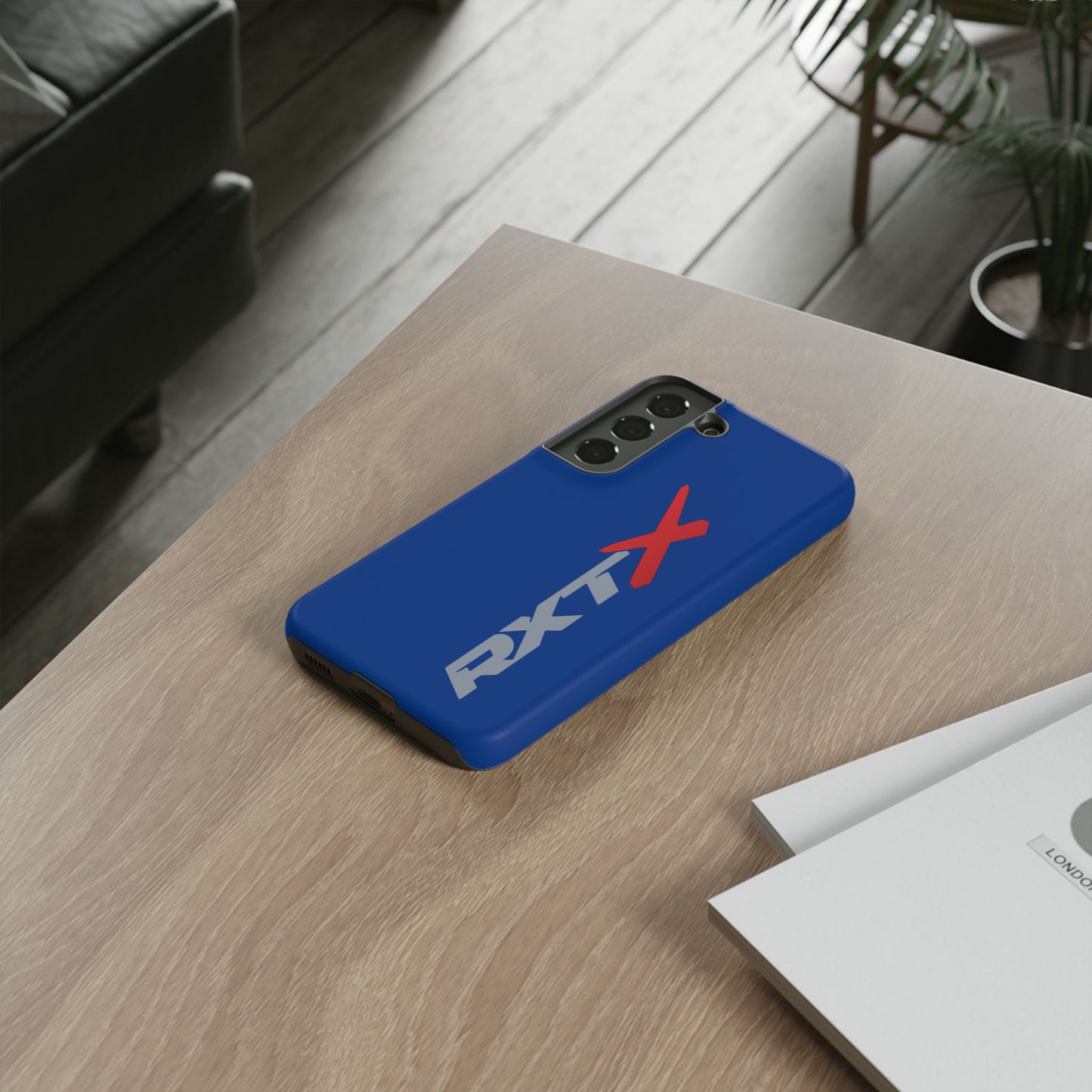 RXTX Tough Phone Case Protective Cover - iPhone Samsung Google Pixel Dark Blue