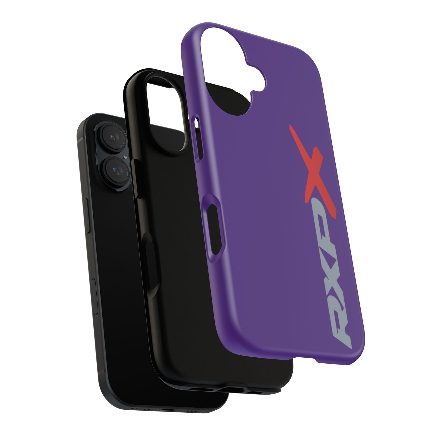 RXPX Tough Phone Case Protective Cover - iPhone Samsung Google Pixel - Purple