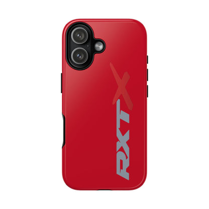 RXTX Tough Phone Case Protective Cover - iPhone Samsung Google Pixel Red