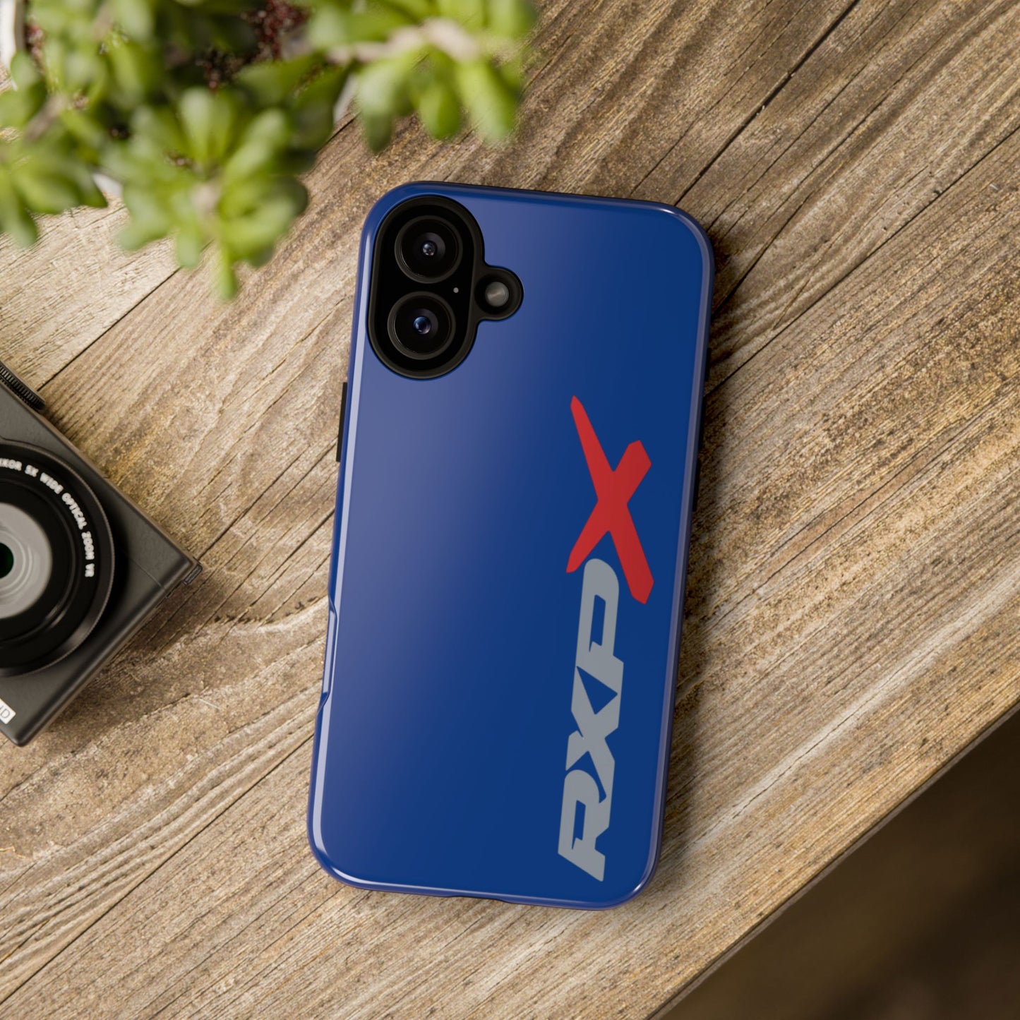 RXPX Tough Phone Case Protective Cover - iPhone Samsung Google Pixel - Dark Blue