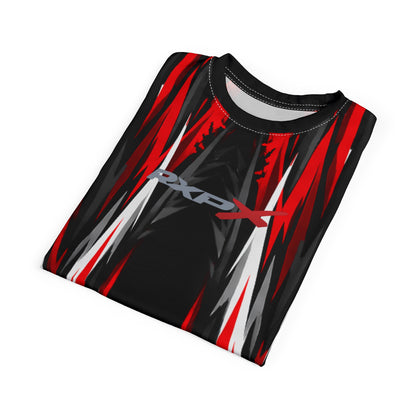 SeaDoo RXPX Racing Graphic Tee — Red & Black All-Over Print