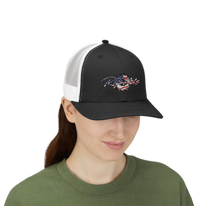 Riptide USA 250 Trucker Cap - American Flag Snapback Hat