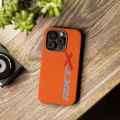RXTX Tough Phone Case Protective Cover - iPhone Samsung Google Pixel Orange