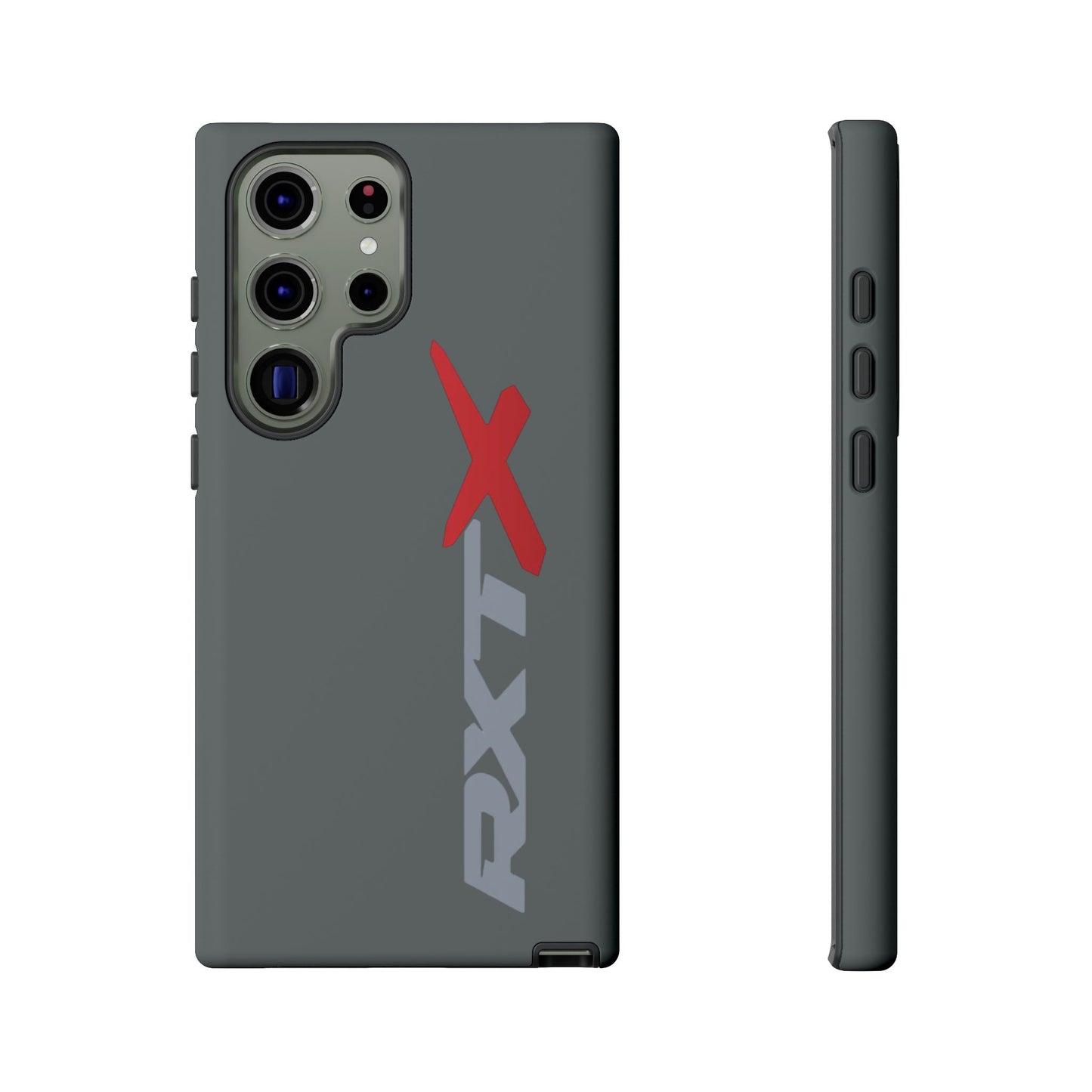RXTX Tough Phone Case Protective Cover - iPhone Samsung Google Pixel -Dark Grey