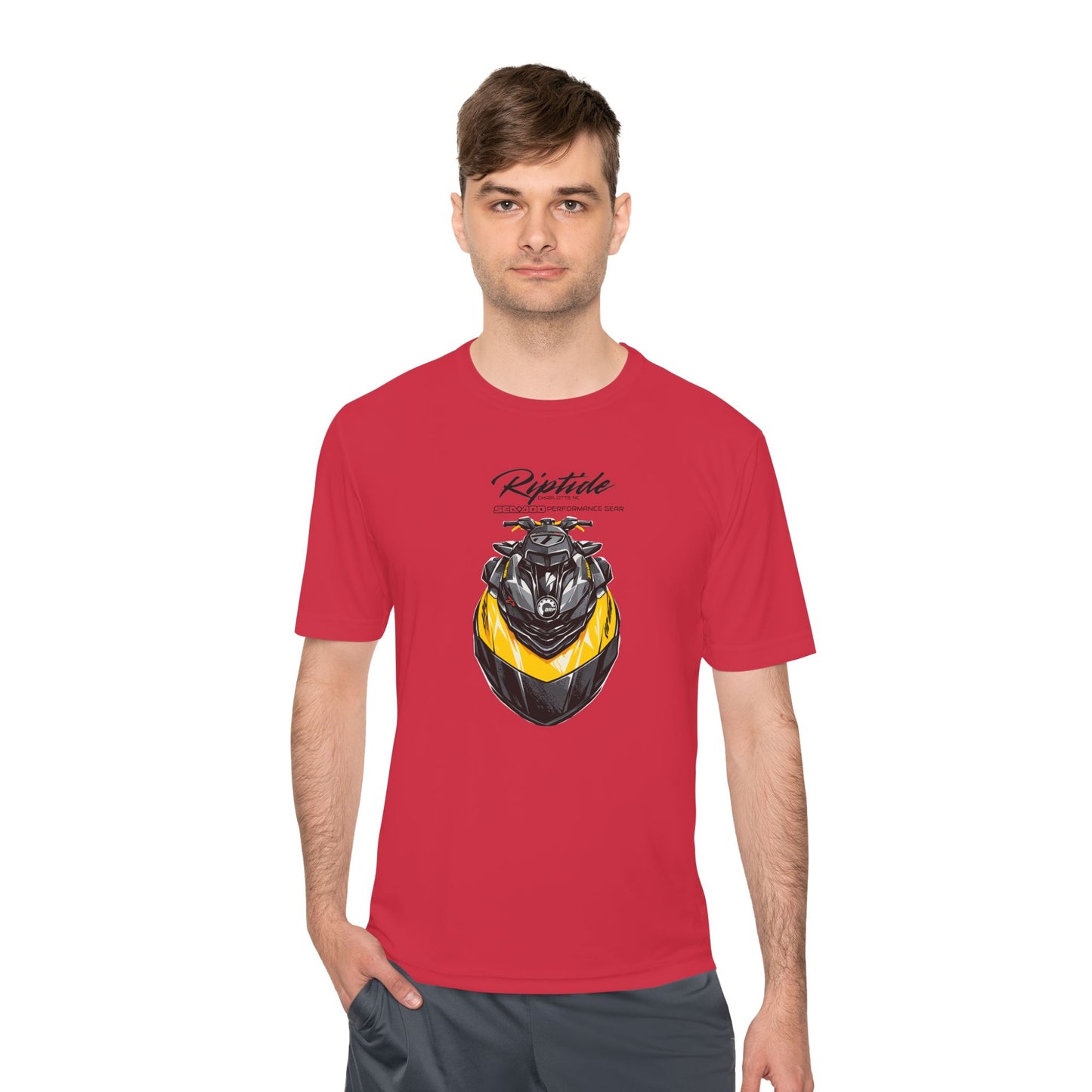 Riptide RXPX Millenium Yellow  Graphic Tee — Moisture-Wicking Performance Shirt