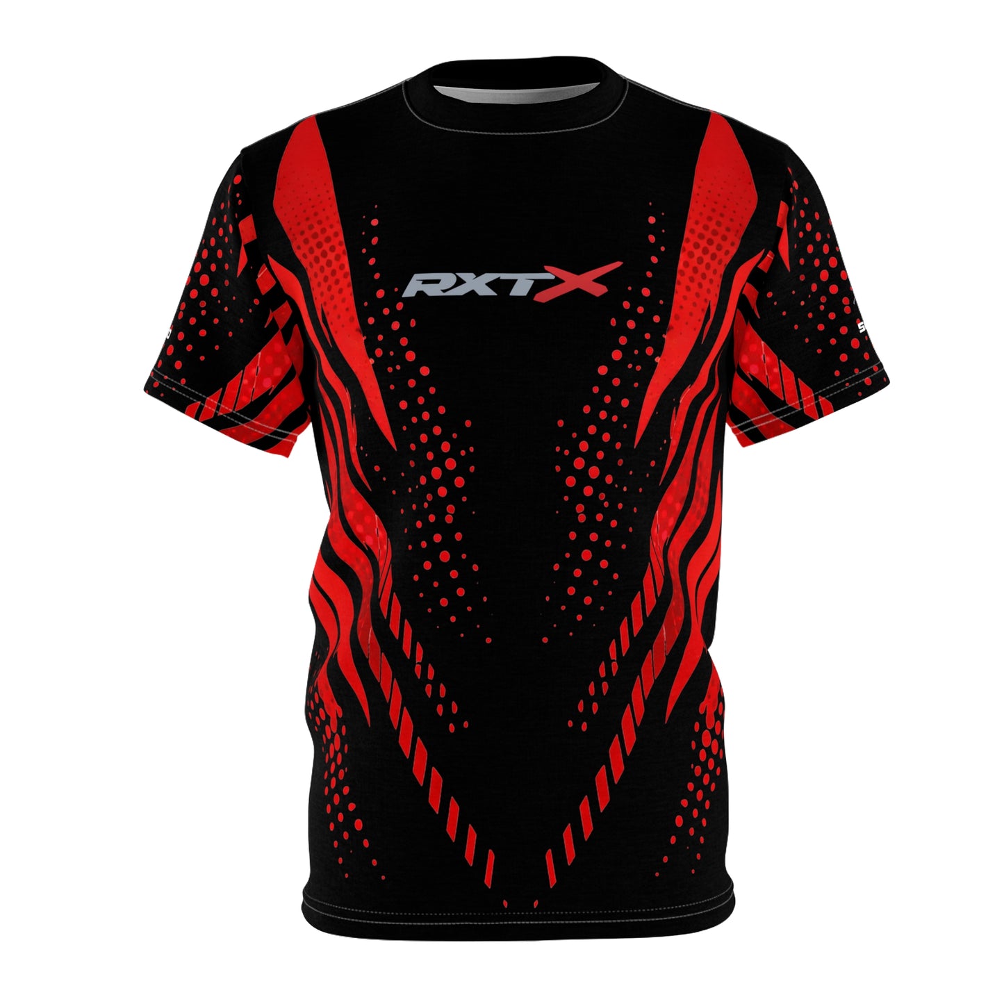SeaDoo RXTX X-Team Cyber Racing Dri Fit Tee — Red & Black All-Over Print