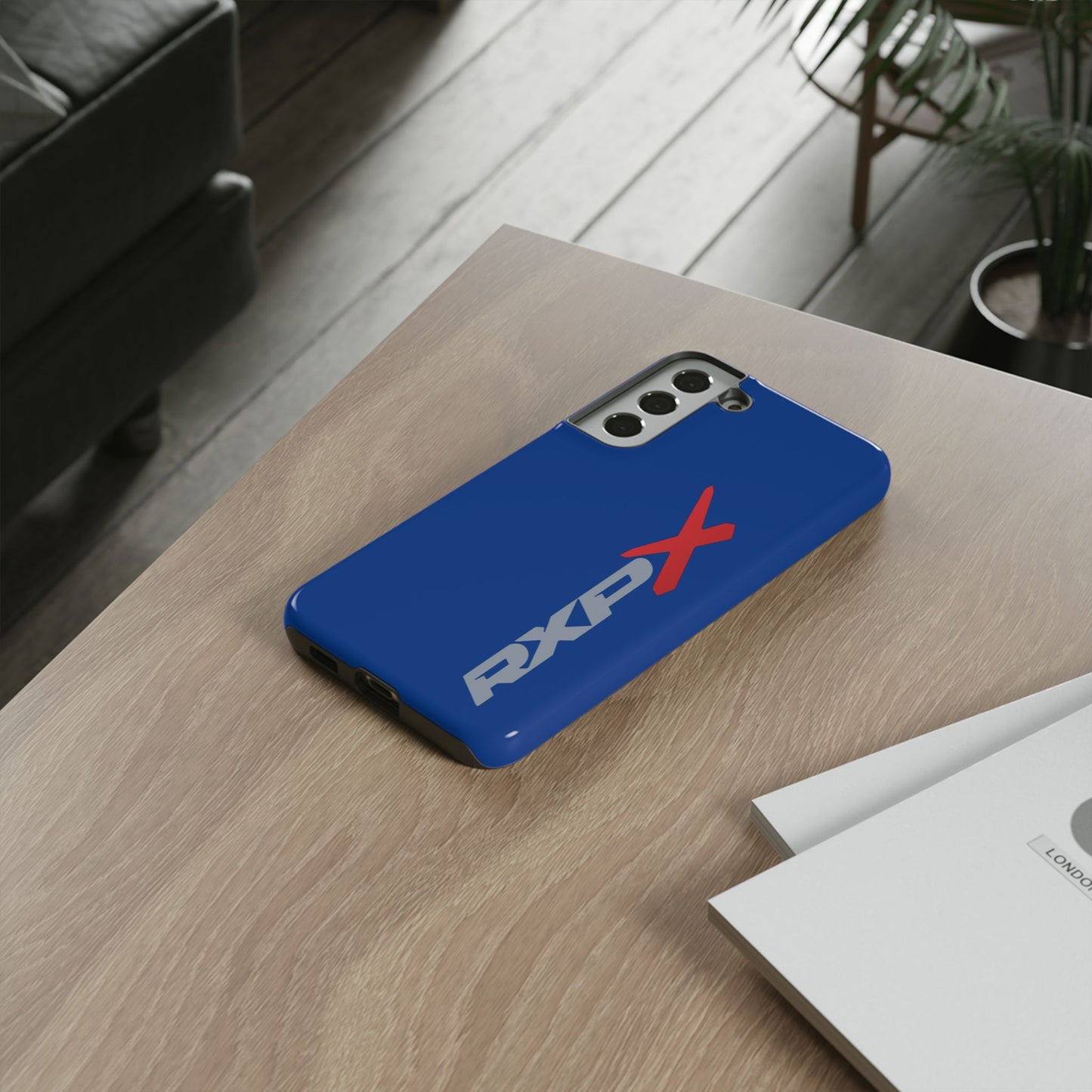 RXPX Tough Phone Case Protective Cover - iPhone Samsung Google Pixel - Dark Blue
