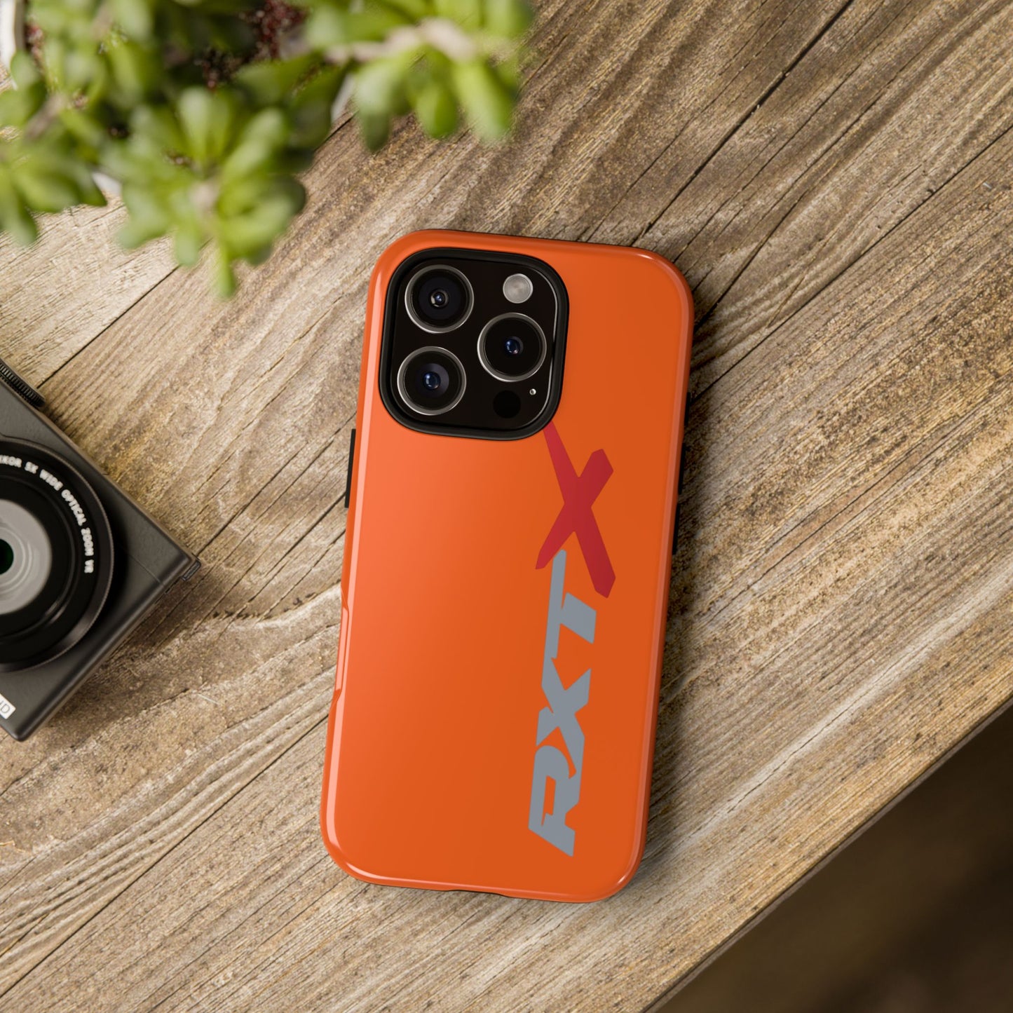 RXTX Tough Phone Case Protective Cover - iPhone Samsung Google Pixel Orange