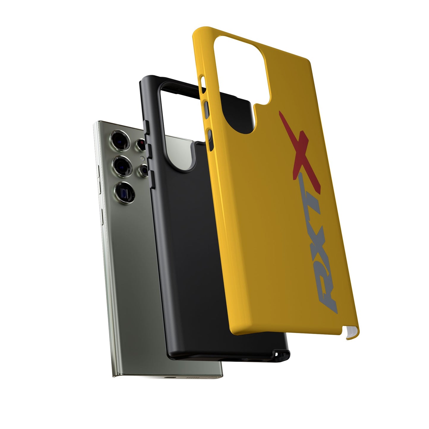 RXTX Tough Phone Case Protective Cover - iPhone Samsung Google Pixel Millenium Yellow