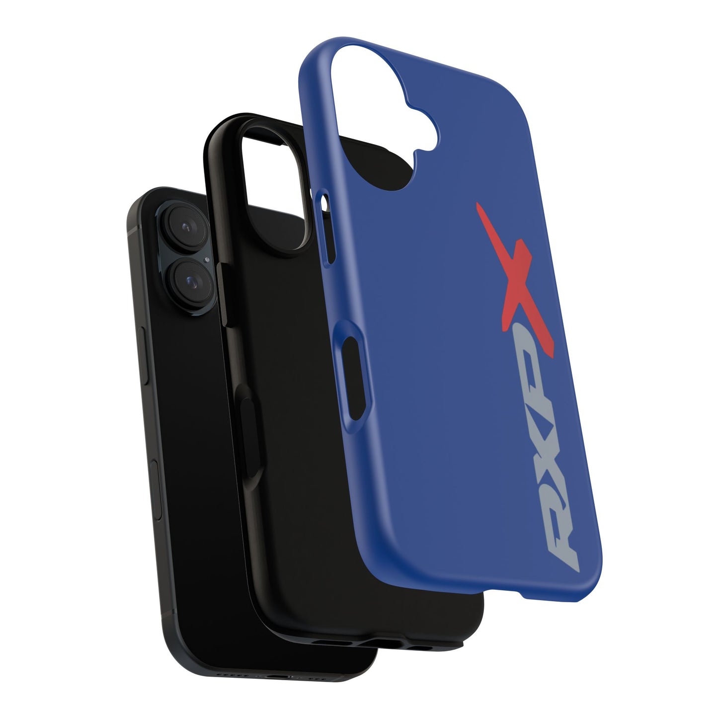 RXPX Tough Phone Case Protective Cover - iPhone Samsung Google Pixel - Dark Blue