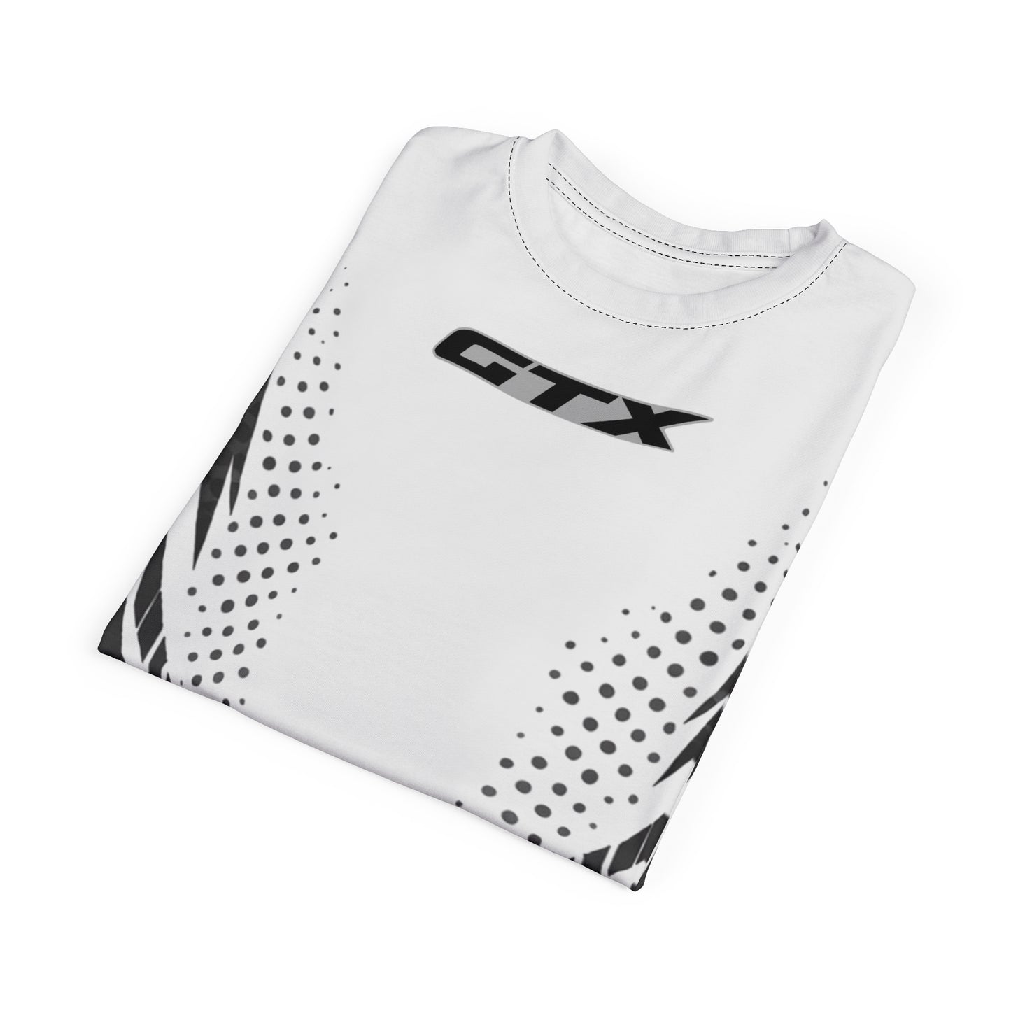 SeaDoo GTX X-Team Cyber Racing Dri Fit Tee — Grey & White All-Over Print