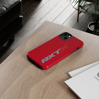 RXTX Tough Phone Case Protective Cover - iPhone Samsung Google Pixel Red