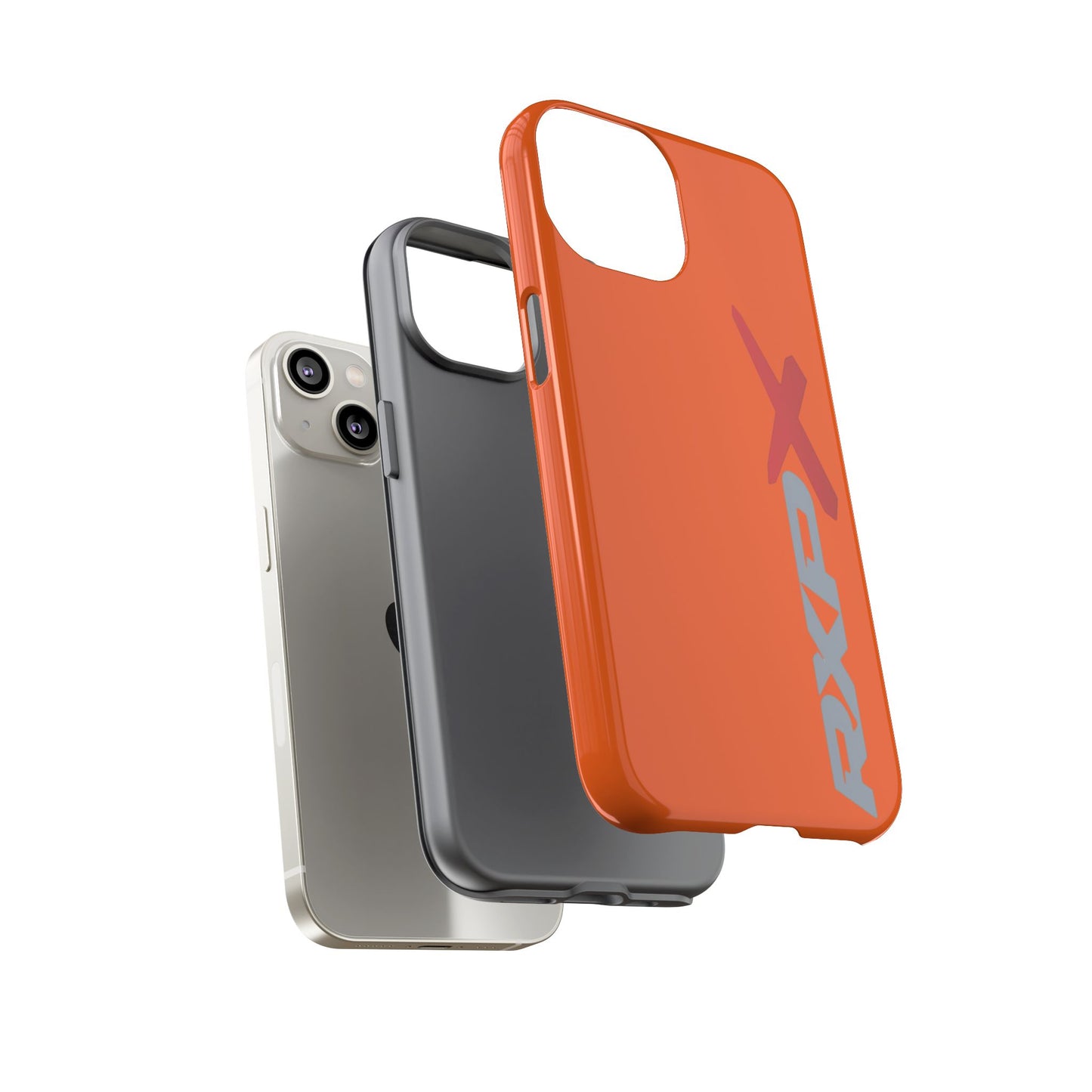 RXPX Tough Phone Case Protective Cover - iPhone Samsung Google Pixel - Orange