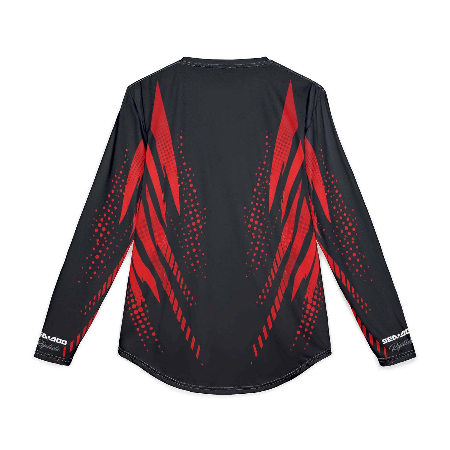 Men's SeaDoo X-Team Performance UPF Protection UV Long Sleeve Shirt — Red