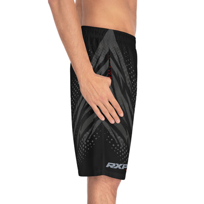 SeaDoo RXPX X-Team Men's Grey Racing Board Shorts — Athletic Swim Trunks