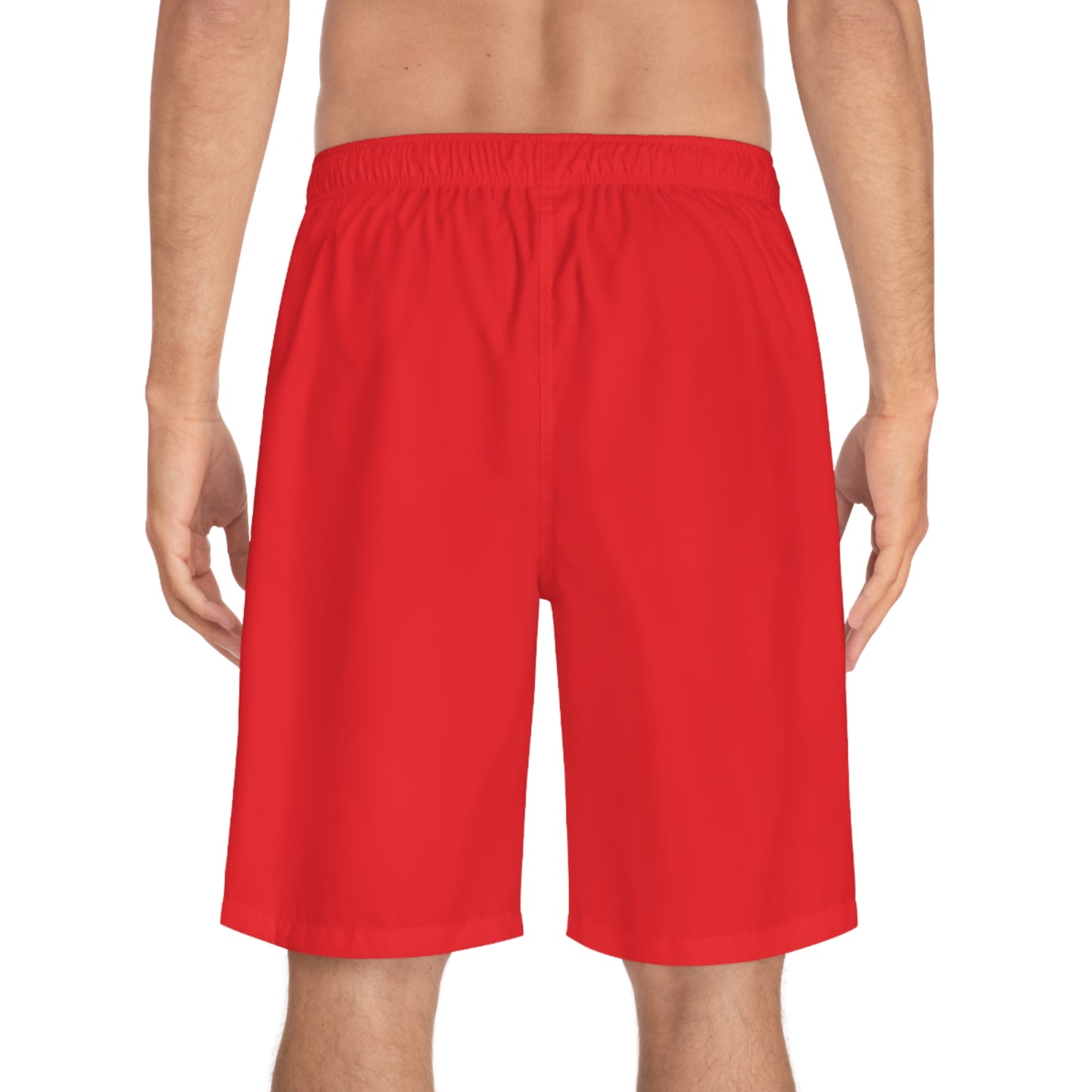Men's X-Team Performance Board Shorts Loud— Beach Swim Trunks Red