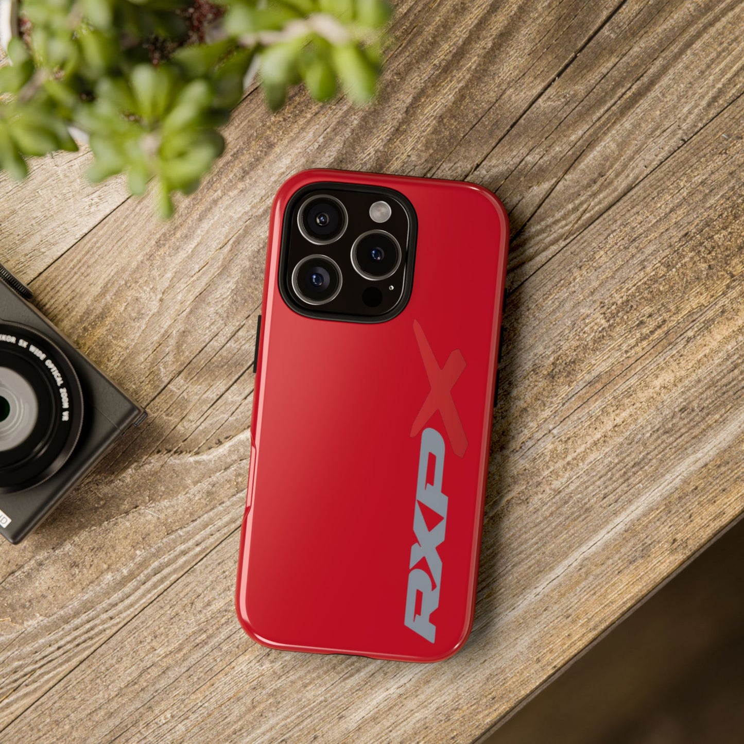 RXPX Tough Phone Case Protective Cover - iPhone Samsung Google Pixel - Red