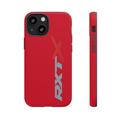 RXTX Tough Phone Case Protective Cover - iPhone Samsung Google Pixel Red