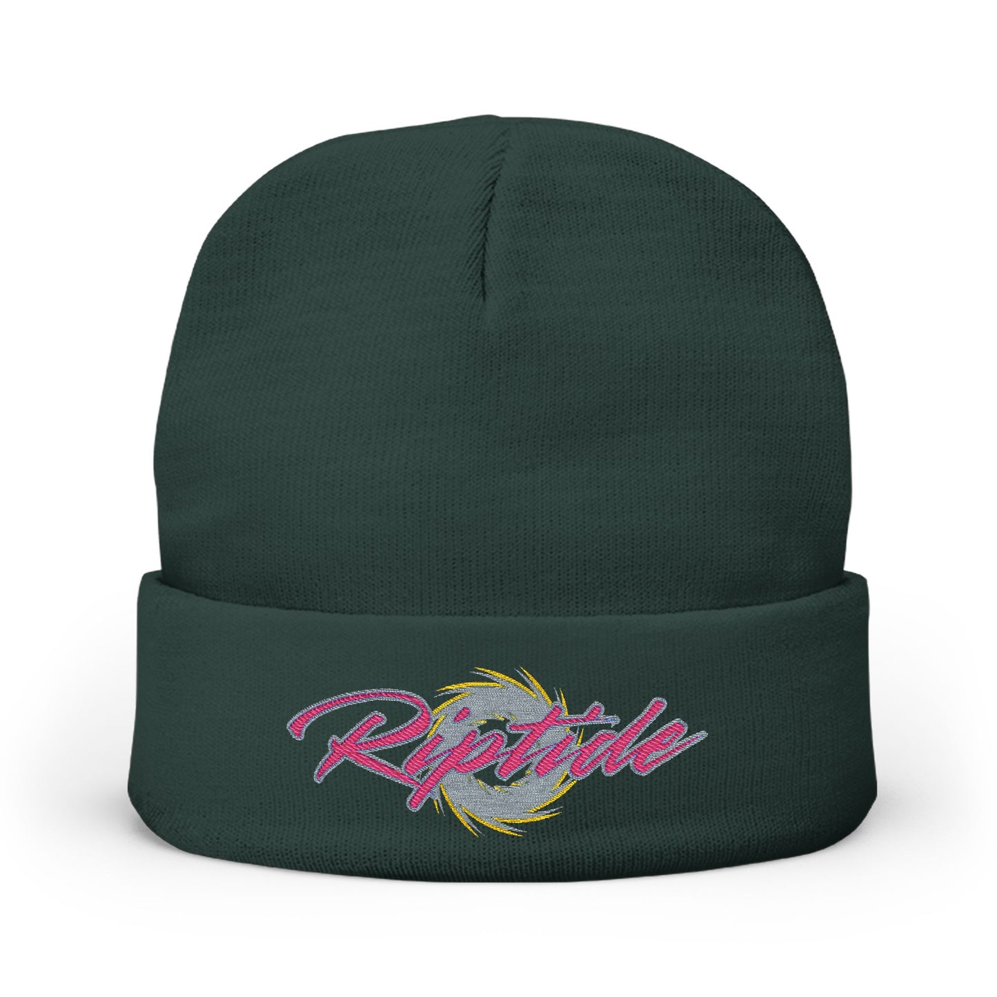 Riptide Knit Beanie — Embroidered Winter Hat