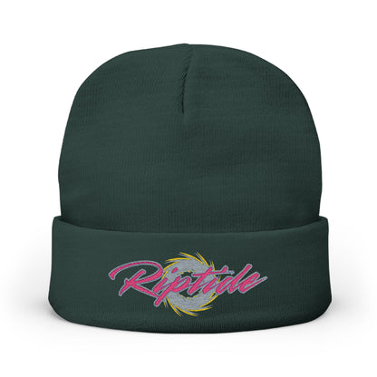 Riptide Knit Beanie — Embroidered Winter Hat