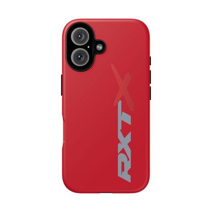 RXTX Tough Phone Case Protective Cover - iPhone Samsung Google Pixel Red