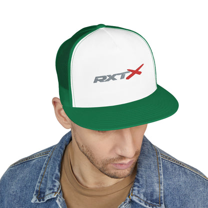 RXTX Embroidered Snap Back Trucker Cap - 5-Panel Mesh Hat