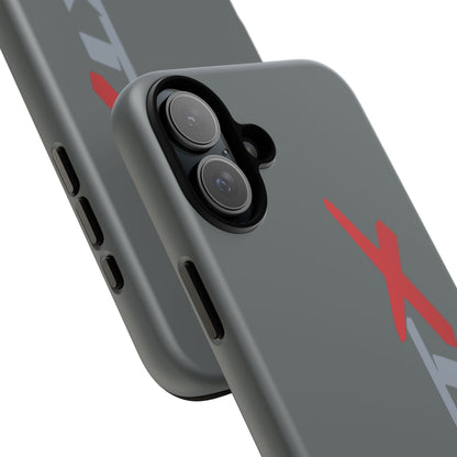 RXTX Tough Phone Case Protective Cover - iPhone Samsung Google Pixel -Dark Grey