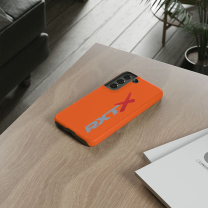 RXTX Tough Phone Case Protective Cover - iPhone Samsung Google Pixel Orange