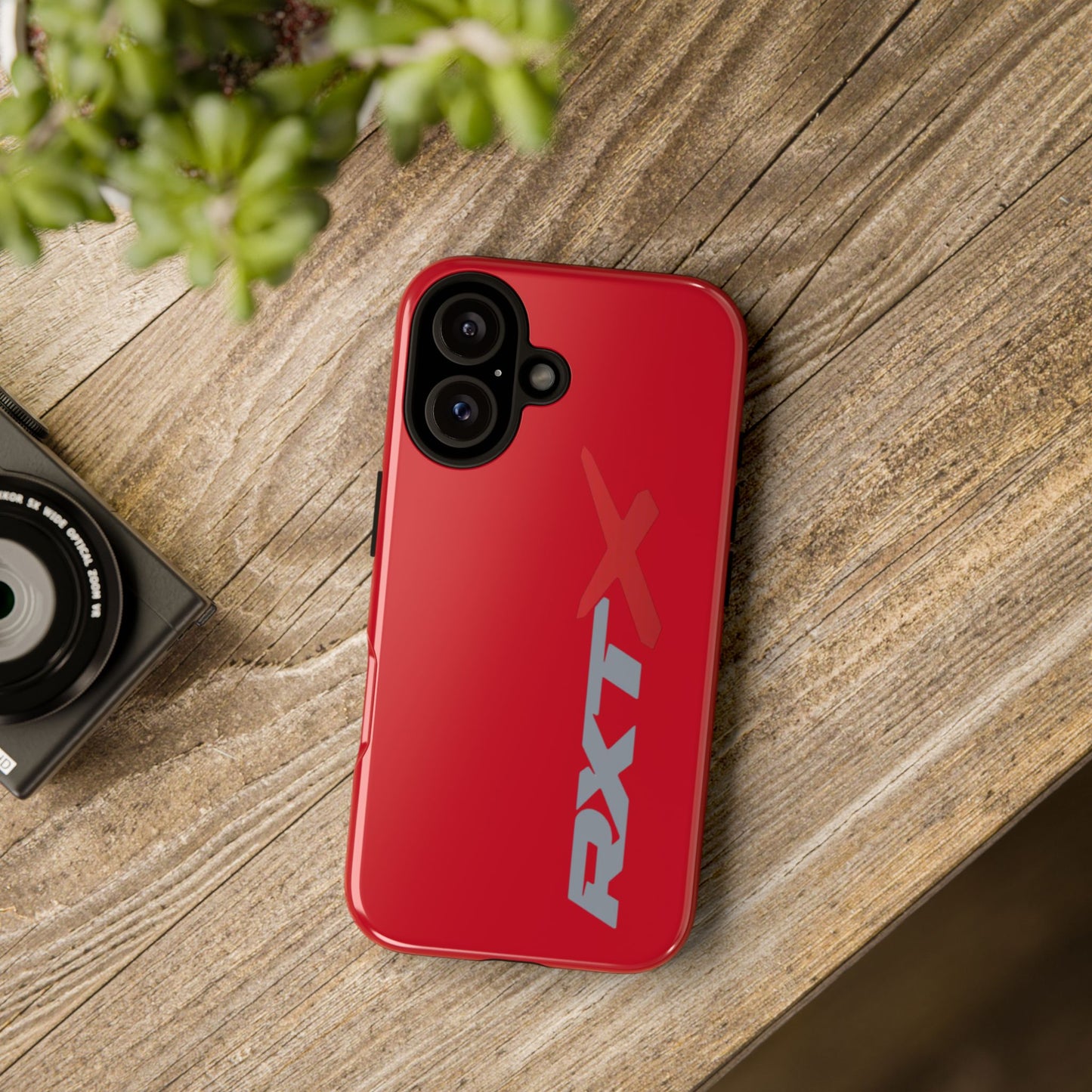 RXTX Tough Phone Case Protective Cover - iPhone Samsung Google Pixel Red