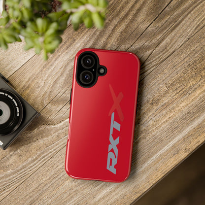 RXTX Tough Phone Case Protective Cover - iPhone Samsung Google Pixel Red